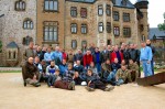 Gruppenfoto im Schlosshof Wernigerode