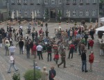 Halt auf dem Marktplatz in Goslar