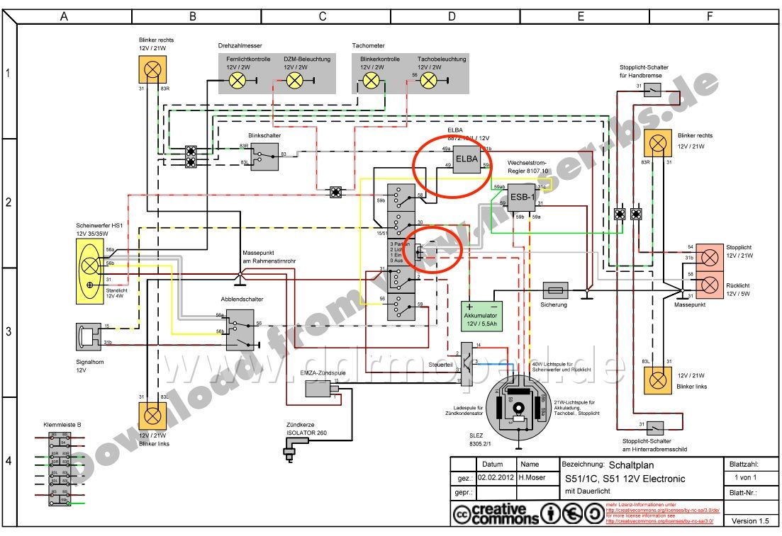 Schaltplan Kr511 Moser - Wiring Diagram