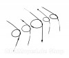Bowdenzug-Set schwarz - Simson Schwalbe KR51/1 - neue Ausführung mit BING Vergaser