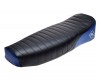 Sitzbezug schwarz/blau strukturiert für Simson S50, S51, S70