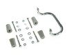 SET Anbauteile zum Gepäckträger mit Aufbockgriff - graue Distanzstücke - Schwalbe KR51
