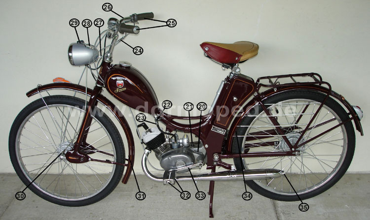 Simson SR 1 erste Ausfhrung von links