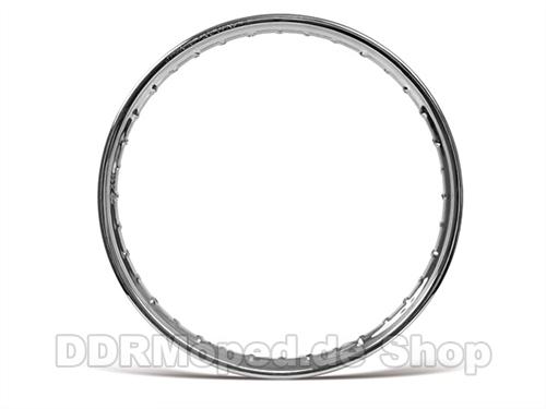 CERCHIO 1,85 x 16 CROMO MOTO Cerchione Acciaio Cerchione 36 fori 16x1,85