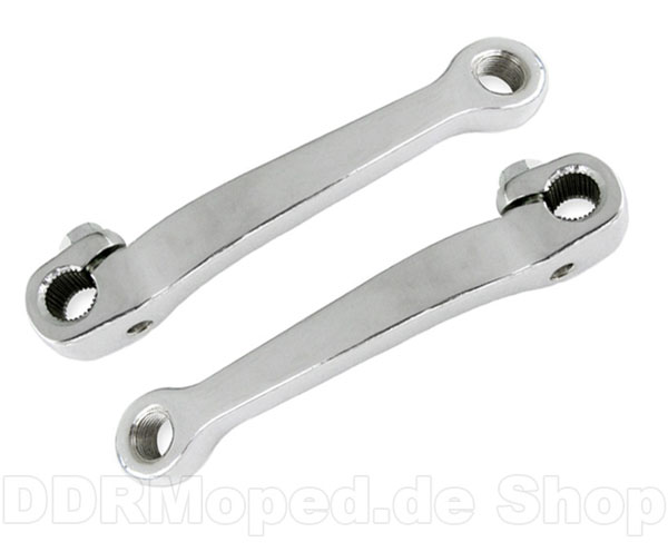 Satz Pedalarme rechts links verchromt Simson SR1, SR2, Spatz