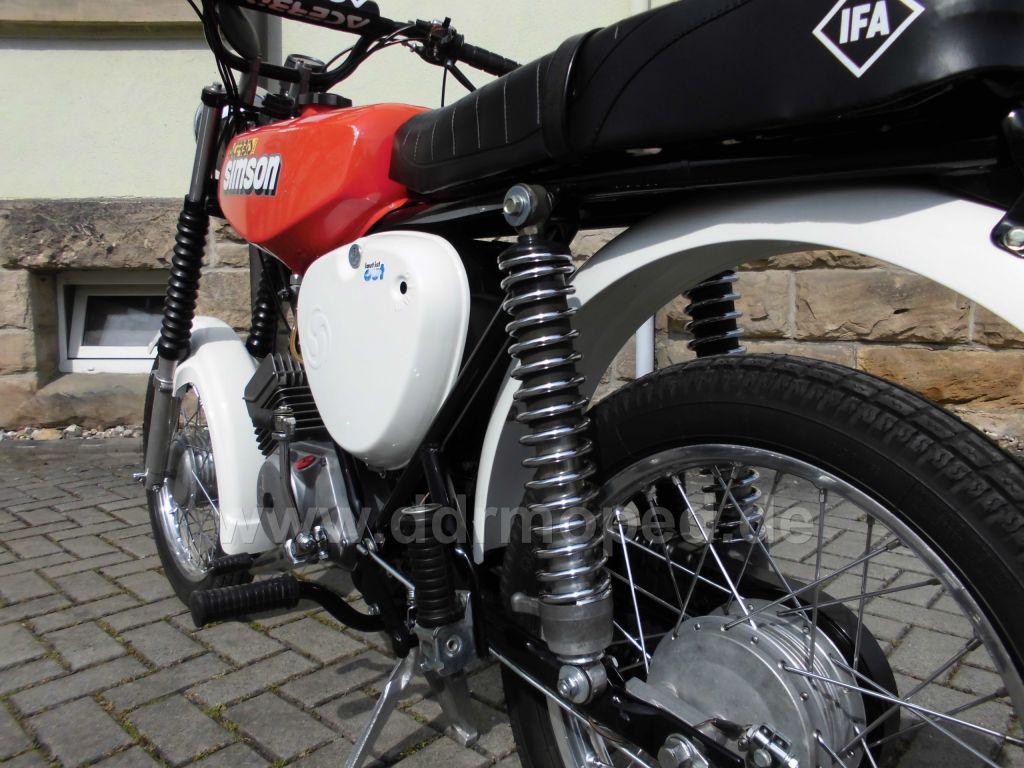 Sitzbank Tuning Original Optik Schwarz - für Simson S50, S51