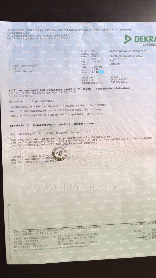 Strahl Herstellung Stadion antrag kba papiere simson Ruhm Instandhaltung Reproduzieren