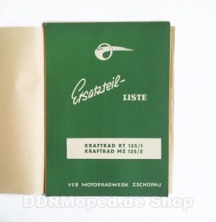 Ersatzteilkatalog IFA MZ RT 125/1, RT 125/2 - Original
