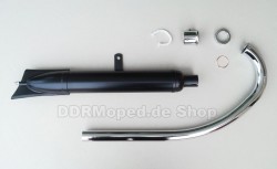 komplette Auspuffanlage schwarz fr IFA RT 125/0