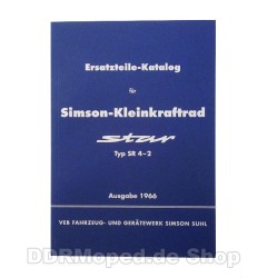 Ersatzteilkatalog Simson Star SR4-2 - Ausgabe 1966