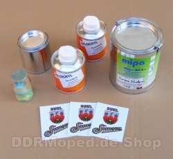 Lackier-Set Lindgrn + Wasser-Abziehbilder - fr Simson SR1