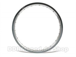 Felge 1,85 x 18 Aluminium poliert - MZ ES125, ES150, TS125, TS150