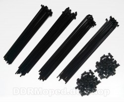 Komplettsatz Speichen schwarz - IFA RT125/0