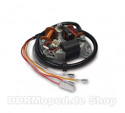 Grundplatte 6V Unterbrecher komplett (innenliegende Zndspule) - S50, KR51/1, SR4-2