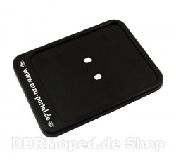 Kennzeichenhalterung schwarz - 167x122mm - mit Simson-Logo (MZA)