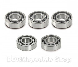 Set Kugellager C3 fr 3-Gang-Motor IFA MZ RT125/1, RT125/2