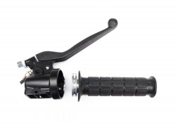 Gasgriff mit Armatur - Simson S50, S51, S70, SR50, SR80 (mit Bremslichtschalter)