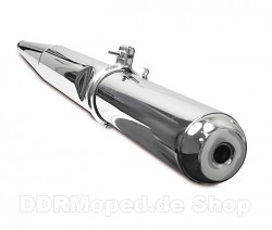 Auspufftopf verchromt Enduro - Simson S51E, S70E