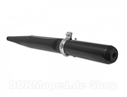 Auspufftopf schwarz Enduro - Simson S51E, S53E, S70E