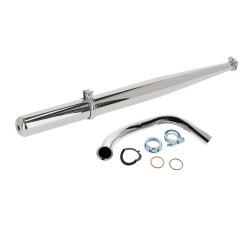 Auspuffanlage verchromt (Schweinhte verschliffen) fr Simson S51