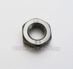 Mutter M10x1 flach - Zahnrad auf Kurbelwelle, Halbnabe