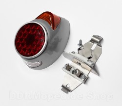 Rcklicht originalgetreu silber - AWO, RT125, BK350, ES, IWL, EMW