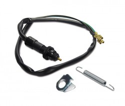 Set Bremslichtschalter mit Aufnahme und Zugfeder fr Hinterradbremse