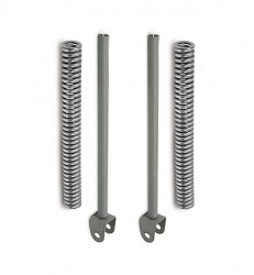 Set Federfhrungen + Federn 240mm verzinkt fr Vordergabel - Simson SR2E, KR50