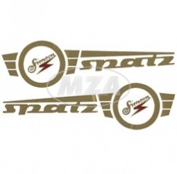 Satz Tankaufkleber fr Simson Spatz