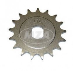 Antriebskettenrad, Ritzel - KR51/2, S51, S70, SR50, SR80 - 17 Zhne