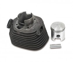 Zylinder schleifen mit neuem Kolben + auf 150ccm aufbohren - MZ RT125/3 mit 4-Gang Motor