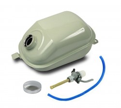 Set Tank, Tankdeckel, Benzinhahn DDR Design, Benzinschlauch - Schwalbe KR51