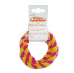 Nabenputzringe gelb/pink SET 168mm