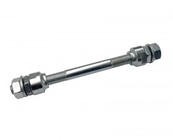 Set Achse vorn 10mm mit Konen, Scheiben, Muttern - Simson SR1, SR2