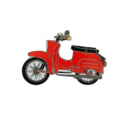 Pin Simson Schwalbe rot