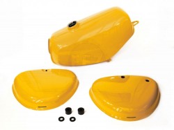 Set Tank + Seitendeckel rechts/links - Saharagelb - S50, S51, S70