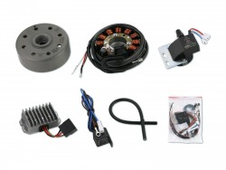 Lichtmaschine + Zndanlage 12V 100W - fr IWL Roller Pitty, Wiesel, Berlin, Troll