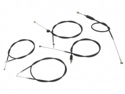 Bowdenzugsatz 5-teilig schwarz - MZ ES125, ES150
