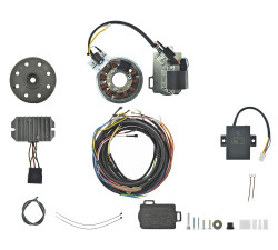 Lichtmaschine + Zndanlage 12V 150W komplett mit Kabelbaum - AWO 425 Touren