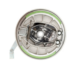 Bremsschild vorn komplett Rckseite