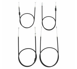 Set Bowdenz�ge schwarz f�r BVF Vergaser - Simson S51, S70, S53, S83