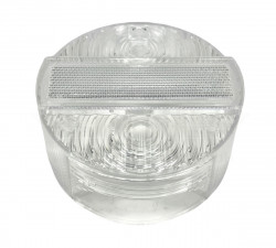 R�cklichtkappe wei� 120mm - mit Kennzeichenbeleuchtung - KR51/2, S51, S70, SR50, SR80, MZ ETZ