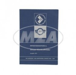 Reparaturanleitung Schwalbe - Star - Spatz, KR50 - SR 2 E