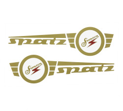 Satz Abziehbilder fr Tank - Simson Spatz