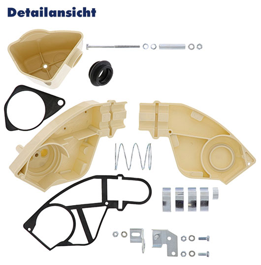 Deteilansicht Ansauggeräuschdaempfer beige Simson Star, Habicht
