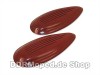 Satz Kniekissen rot (Gummi) IFA MZ RT125, BK350, ES