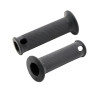 Set Griffgummis (mit Rndelprofil) schwarz - Simson Vogelserie