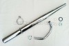 Auspuffanlage verchromt (Schweinhte verschliffen) fr Simson S51