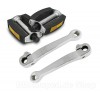 Set Pedalarme verchromt + Pedalen fr Simson SR1, SR2, Spatz