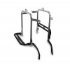 Set Seitengepcktrger rechts + links - verchromt / schwarz - S50, S51, S70